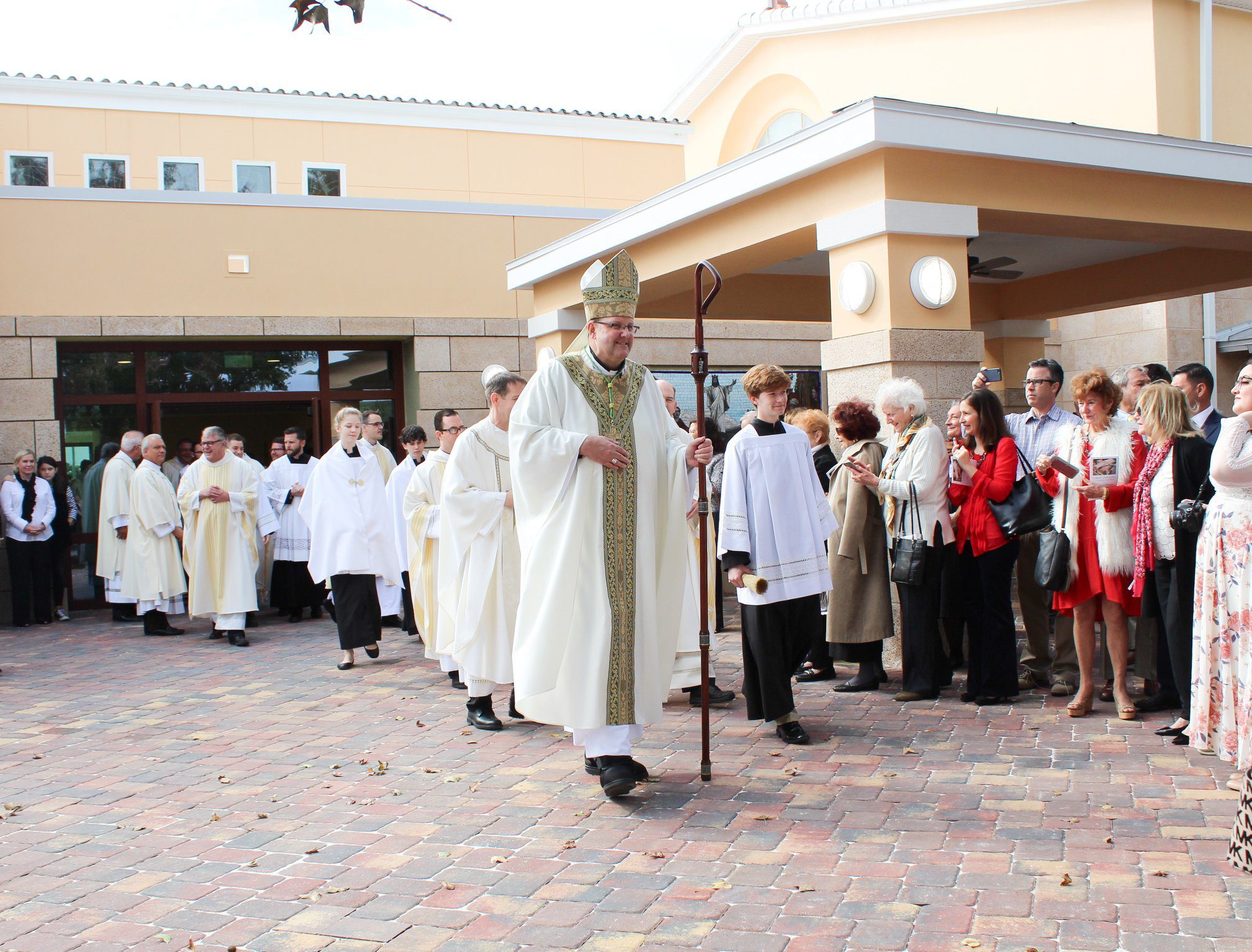 Bishop Parkes Blesses Newly Expanded Christ the King Parish