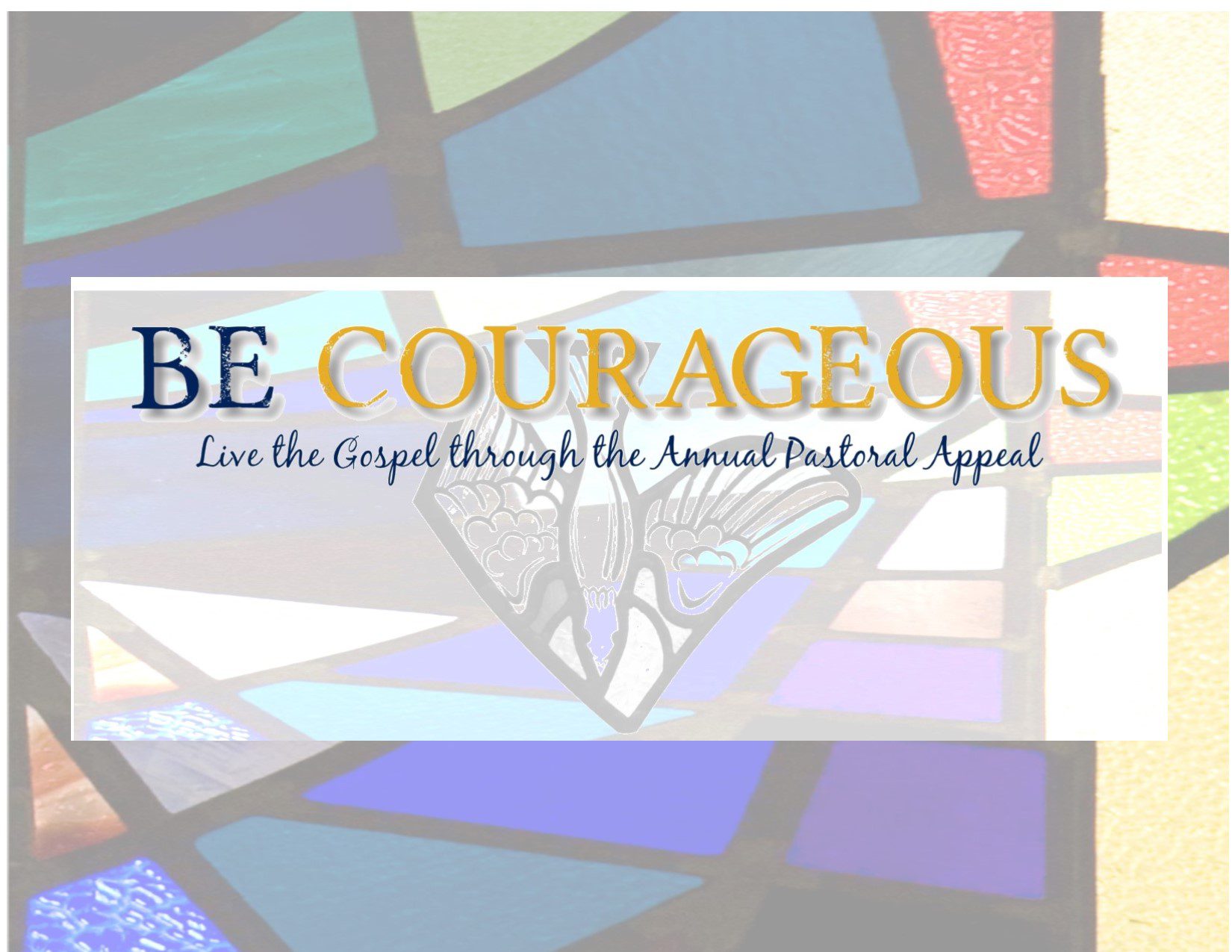 We are Courageously Living the Gospel through the Annual Pastoral Appeal!