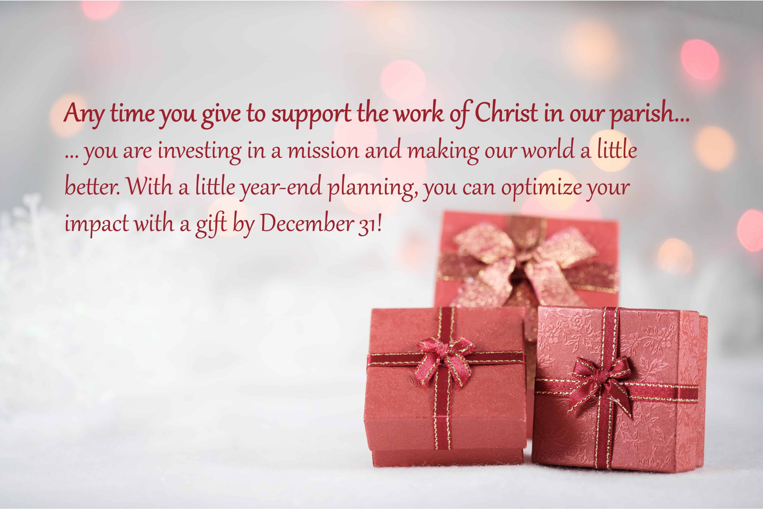 Make your Year-End Gift