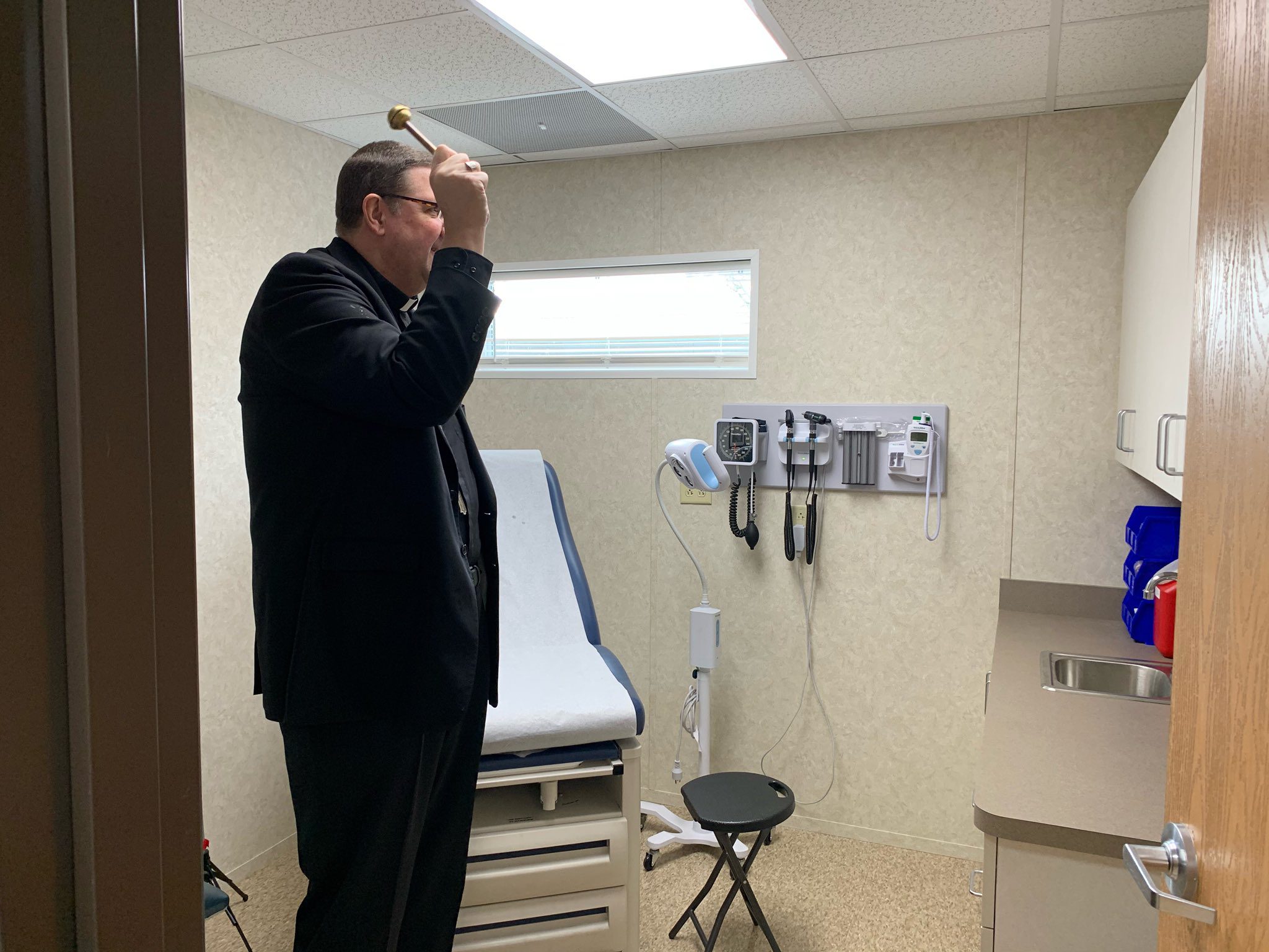 Bishop Parkes Blesses New Pinellas Hope Medical Respite Facility