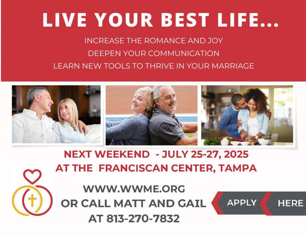 Marriage Encounter Summer Weekend Experience 2025