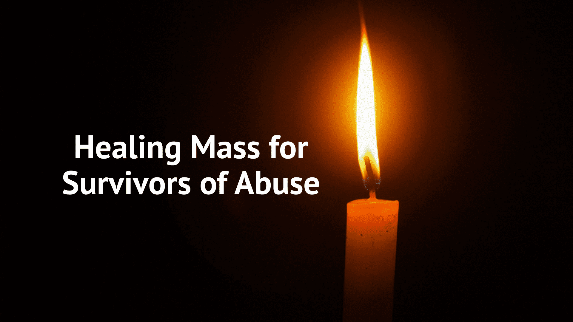 Abuse Survivors Invited to a Healing Mass
