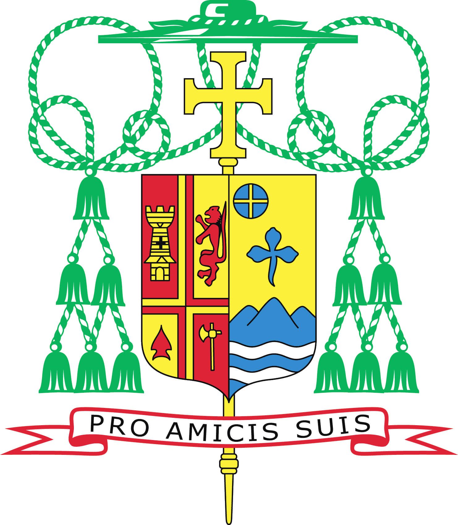 The Coat of Arms of Bishop Emeritus Lynch - Diocese of Saint Petersburg