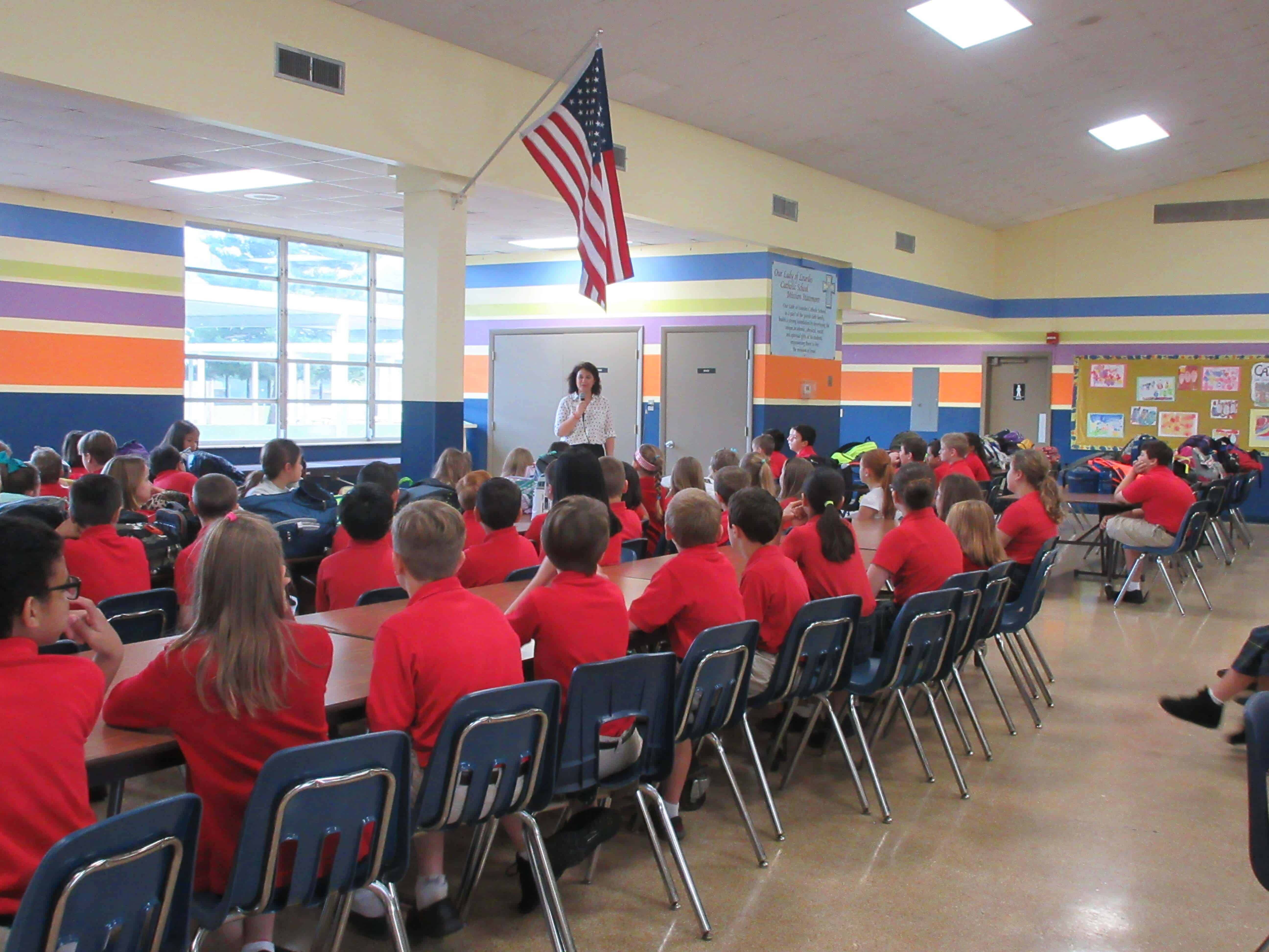 Dunedin Vice Mayor, Visits Our Lady of Lourdes Catholic School