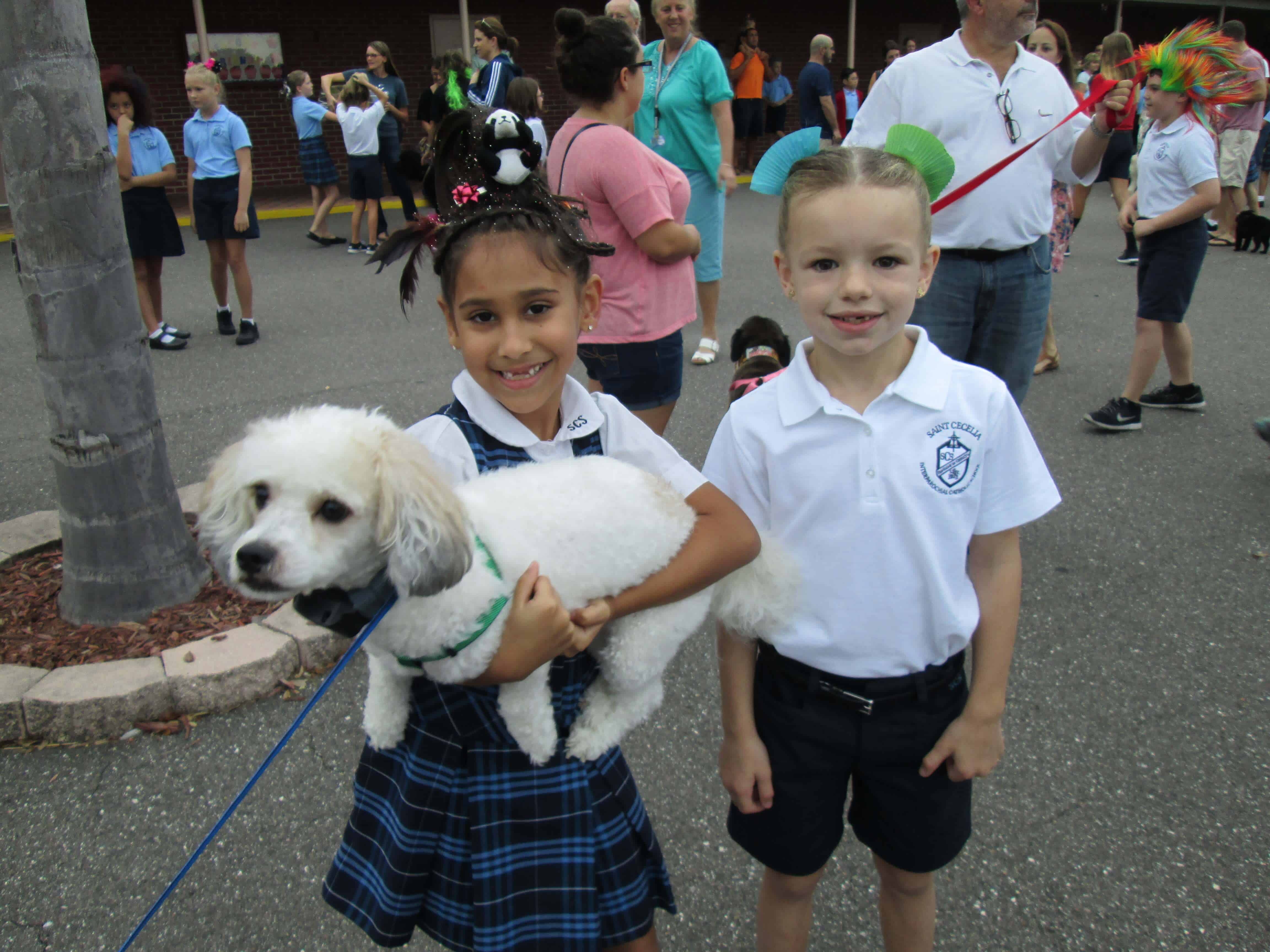 BLESSING OF THE ANIMALS AND CRAZY HAIR!