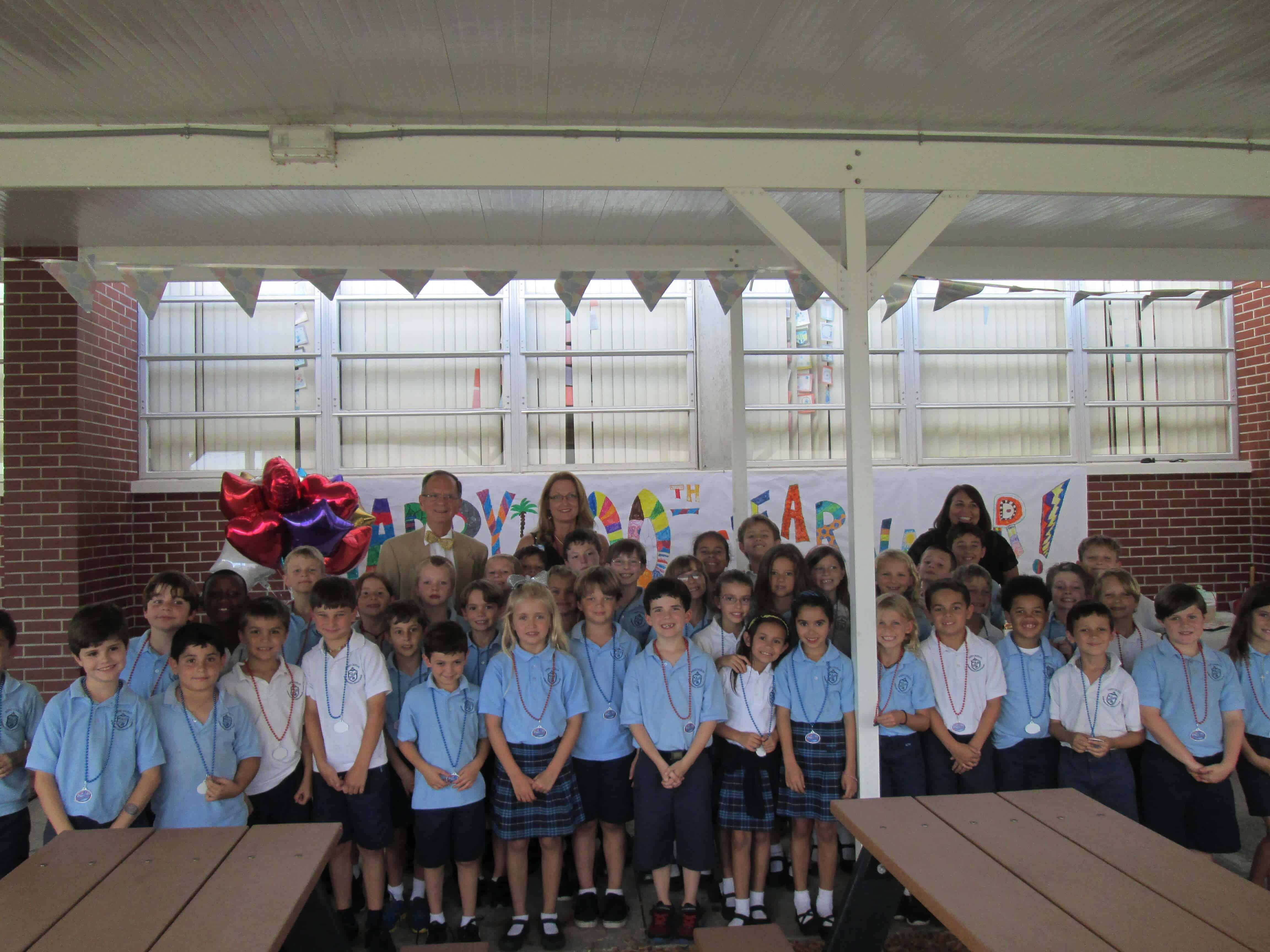 Students of St. Cecelia Celebrate Clearwater’s 100th Birthday